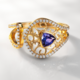 9K Tanzanite Gold Ring