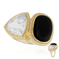 Black Onyx Silver Ring