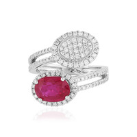 18K Mozambique Ruby Gold Ring