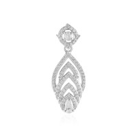 Zircon Silver Pendant