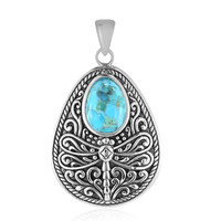 Kingman Blue Mojave Turquoise Silver Pendant (Art of Nature)