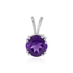 Amethyst Silver Pendant