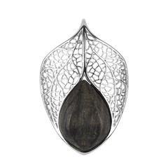 Black Oak Silver Pendant