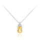 Citrine Silver Necklace