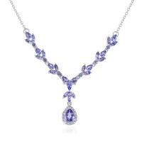 Tanzanite Silver Necklace