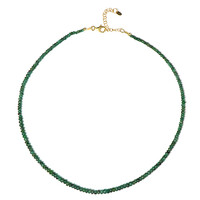 Zambian Emerald Silver Necklace