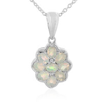 Welo Opal Silver Necklace