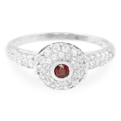 Malawi Ruby Silver Ring