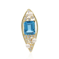 Marambaia Topaz Silver Pendant