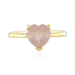 Rose Quartz Silver Ring