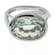 Green Amethyst Silver Ring