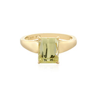 9K Canary Kunzite Gold Ring