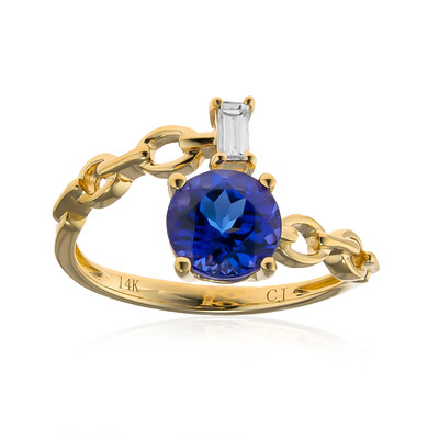 14K AAA Tanzanite Gold Ring (CIRARI)