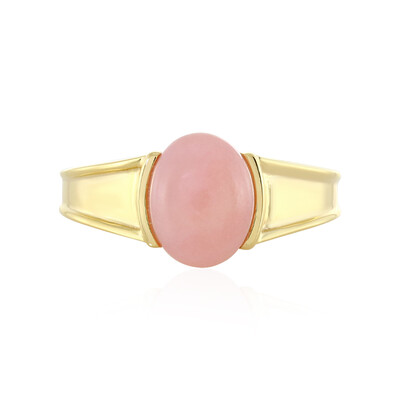 Pink Opal Silver Ring