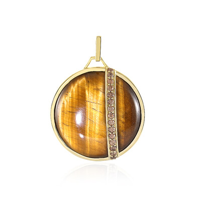 Tiger´s Eye Silver Pendant (KM by Juwelo)