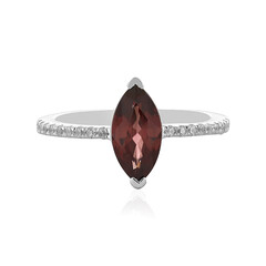 Pink Zircon Silver Ring