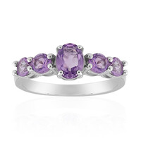 Amethyst Silver Ring