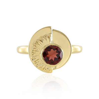 Mozambique Garnet Silver Ring (SAELOCANA)