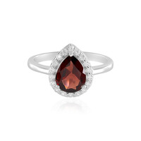 Mozambique Garnet Silver Ring