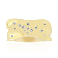 9K VVS1 (G) Diamond Gold Ring