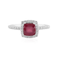 Bemainty Ruby Silver Ring