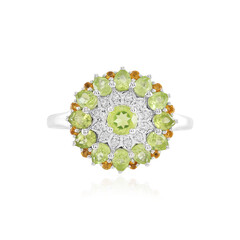 Peridot Silver Ring