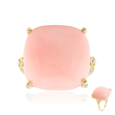 14K Pink Opal Gold Ring (CIRARI)