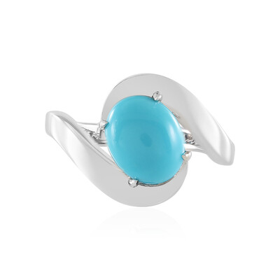 Sleeping Beauty Turquoise Silver Ring (de Melo)