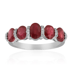 18K AAA Mozambique Ruby Gold Ring (CIRARI)