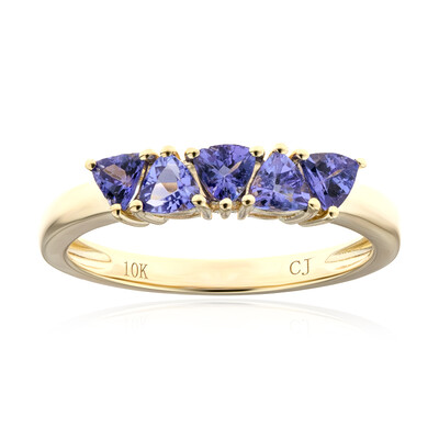 10K AAA Tanzanite Gold Ring