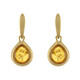 Cognac Baltic Amber Silver Earrings (dagen)