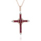 Burmese Ruby Silver Pendant (Gems en Vogue)