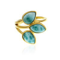 Larimar Silver Ring