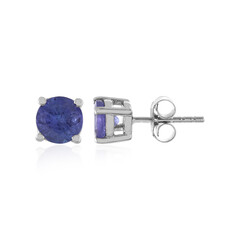 Tanzanite Silver Earrings