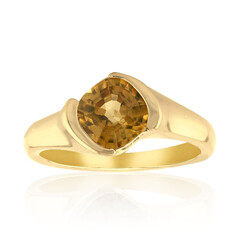 9K Yellow Kings Plains Zircon Gold Ring