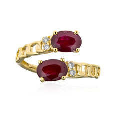 14K Mozambique Ruby Gold Ring (CIRARI)