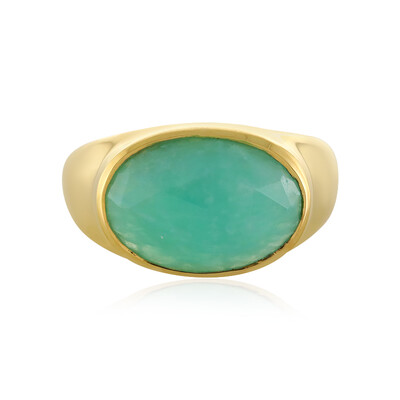 Amazonite Silver Ring