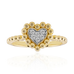 9K SI1 (G) Diamond Gold Ring