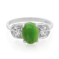 Imperial Chrysoprase Silver Ring