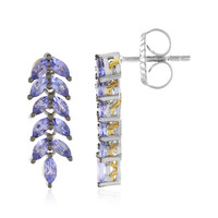 Tanzanite Silver Earrings (Gems en Vogue)