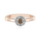 I3 Brown Diamond Silver Ring