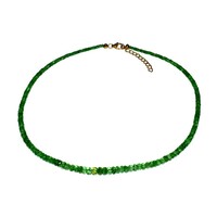 Tsavorite Silver Necklace