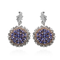 Tanzanite Silver Earrings (Dallas Prince Designs)