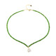 White Freshwater Pearl Silver Necklace (Riya)