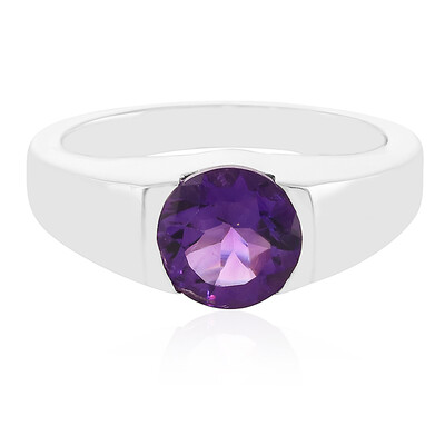 Amethyst Silver Ring