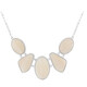 Mother of Pearl Silver Necklace