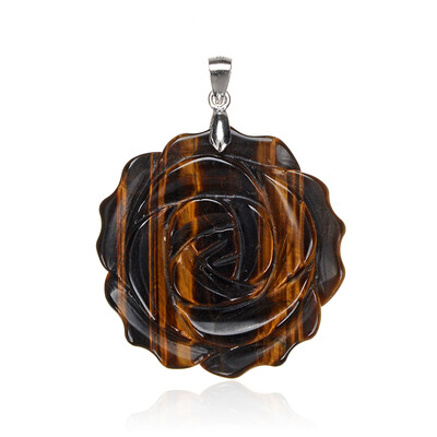 Tiger´s Eye Silver Pendant