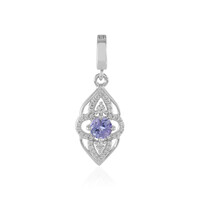 Unheated Tanzanite Silver Pendant