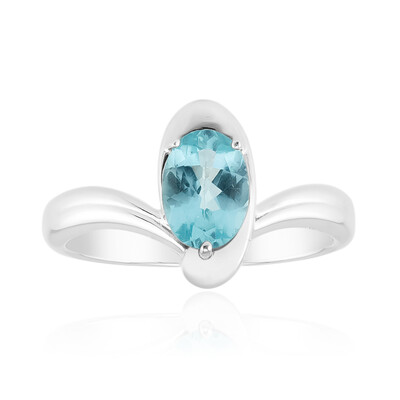 Blue Apatite Silver Ring (Pallanova)