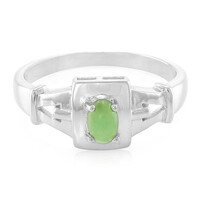 Imperial Chrysoprase Silver Ring